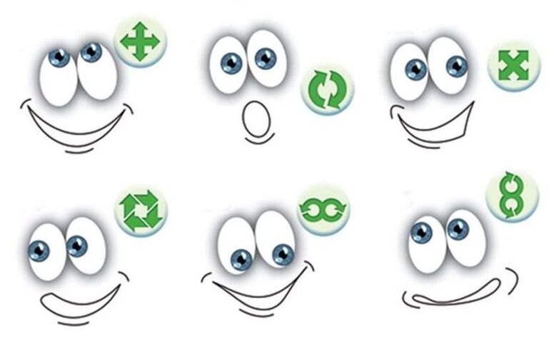 Eye exercises can restore vision