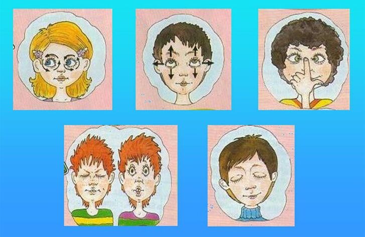 Eye exercises to restore vision